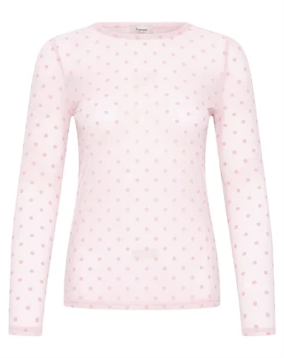 Fransa - FRDeta Langærmet Trøje - Peachskin Dots